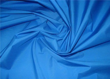 China Azul tejido y luz de teñido de la pongis de 100 tejidos de poliester y Eco elegante - amistosos proveedor