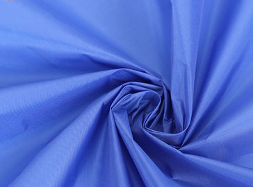 China tela azul polivinílica de la tela del tafetán 380T, ligera y fina del poliéster de la guarnición proveedor